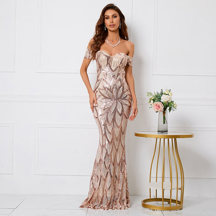 Vestido de Festa Vintage Elegante em Detalhes Florais