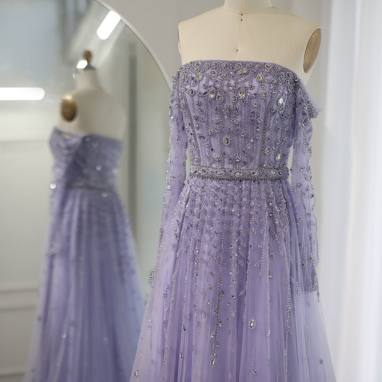 Vestido de Festa Longo Decorado com Flores - Modelo Especial