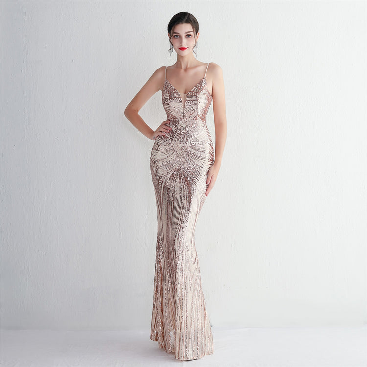 Vestido de Festa Longo com Alça Sexy