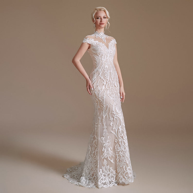Vestido de Noiva Sereia Luxo com Design Europeu (Pronta Entrega)