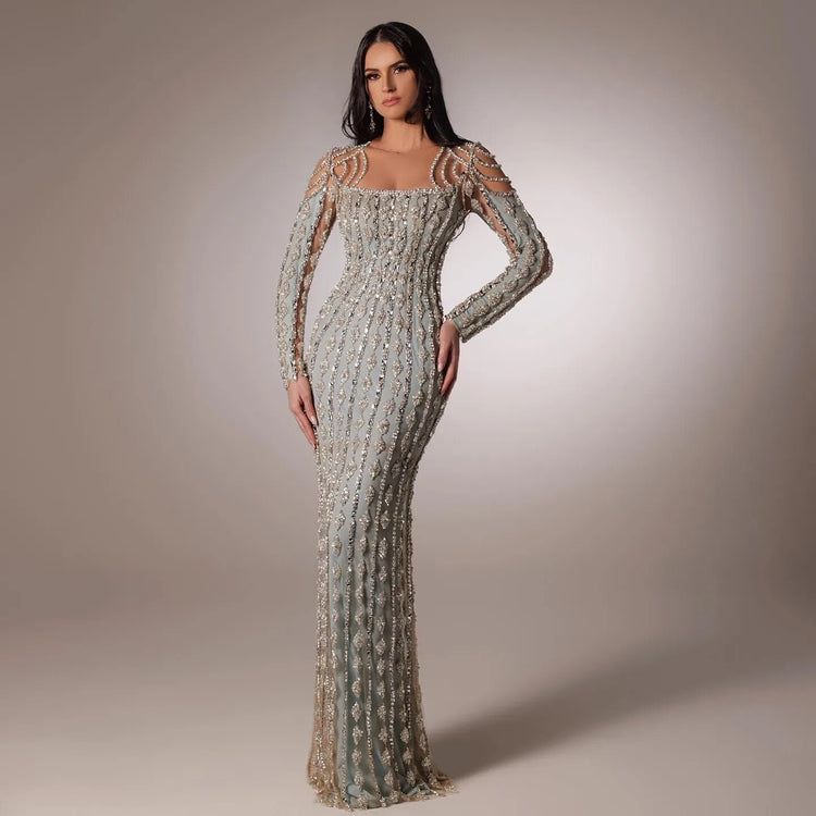 Vestido de Festa Longo Brilho Diamante - Modelo Especial