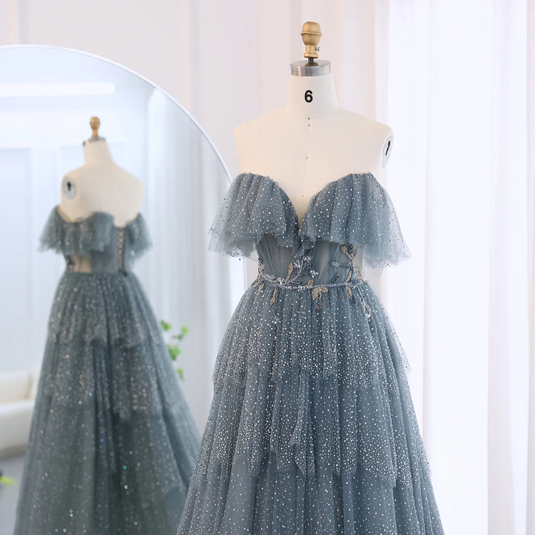 Vestido de Festa Cascata Luxo - Modelo Especial
