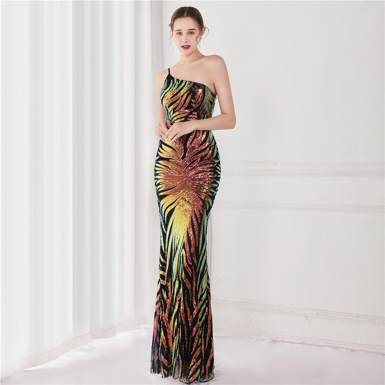 Vestido de Festa Longo Versalhes Preto