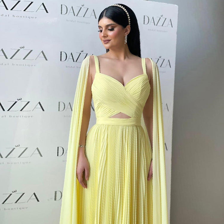 Vestido de Festa Longo Luxo com Tecido Fluído - Modelo Especial