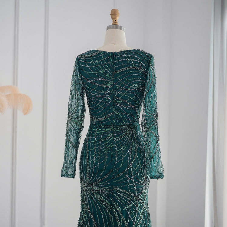 Vestido de Festa Longo Luxus Verde - Modelo Especial