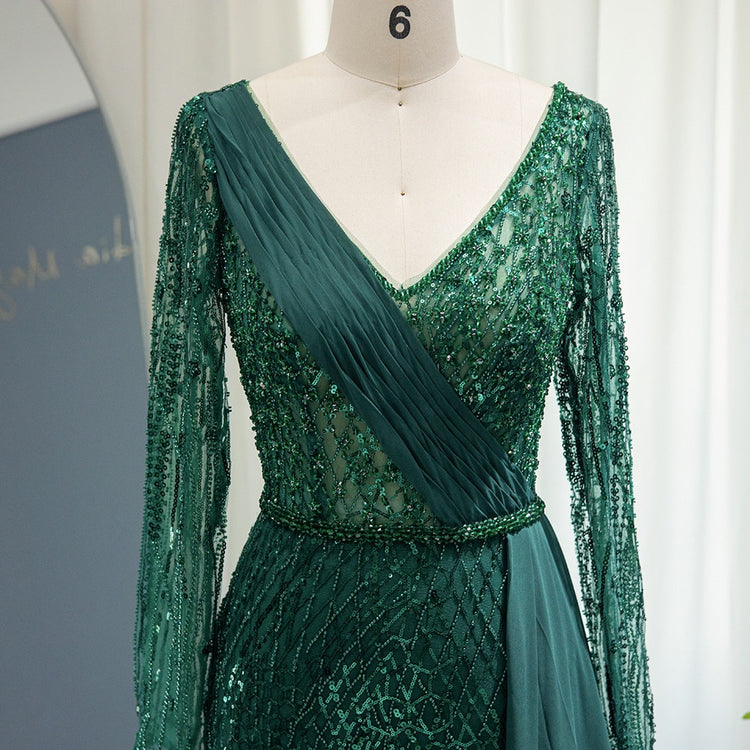 Vestido de Festa Longo Annecy em Cristais - Modelo Especial