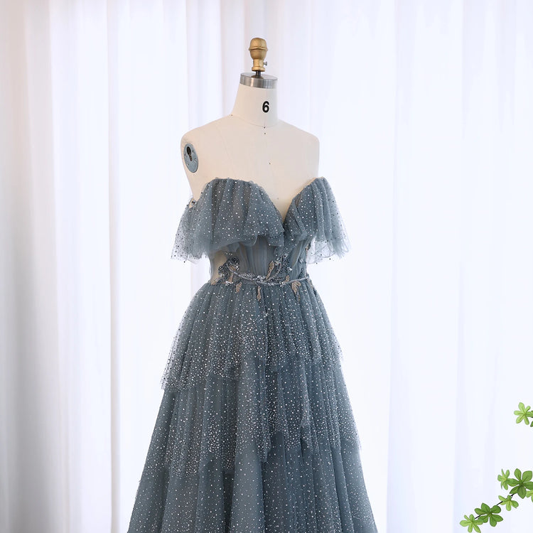 Vestido de Festa Cascata Luxo - Modelo Especial