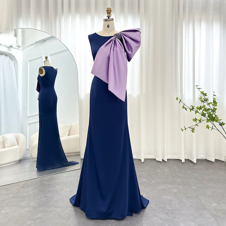 Vestido de Festa Longo com Laço Moderno - Modelo Especial