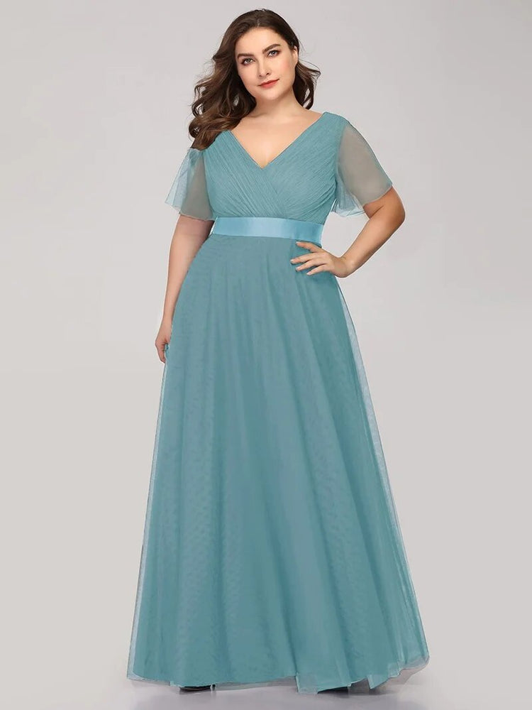 Vestido de Festa Elegante Longo Clássico