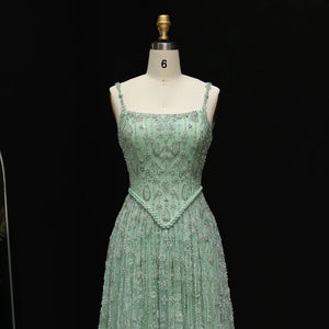 Vestido de Festa Luxo com Corset Decorado em Pérolas