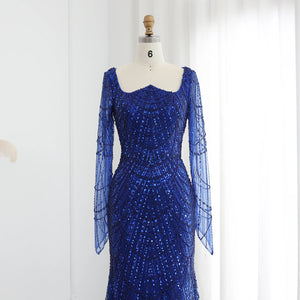Vestido de Festa Luxo Clássico Todo Decorado com Pérolas