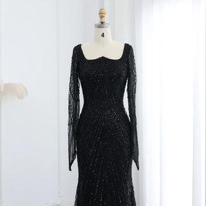 Vestido de Festa Luxo Clássico Todo Decorado com Pérolas