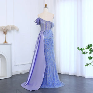 Vestido de Festa Longo Elegante em Riscas