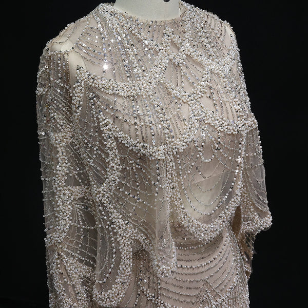 Vestido de Festa Luxo em Duas Peças Cravejadas em Cristais