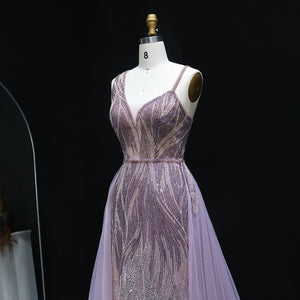 Vestido de Festa Longo Ocean em Cristais