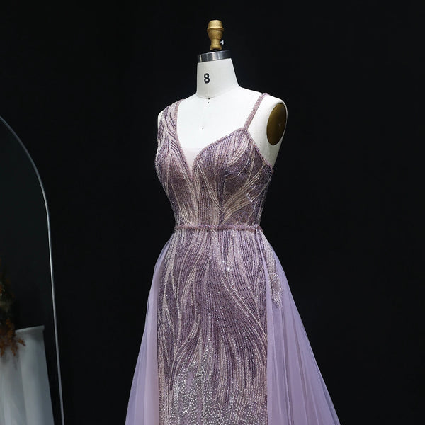 Vestido de Festa Longo Ocean em Cristais