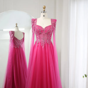 Vestido de Festa Fúcsia com Brilho Magnifico - Modelo Especial