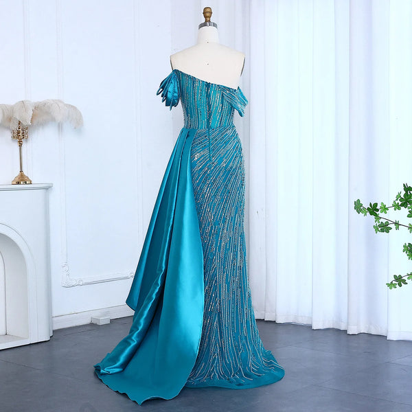 Vestido de Festa Longo Elegante em Riscas