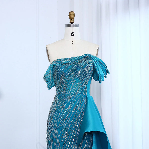 Vestido de Festa Longo Elegante em Riscas