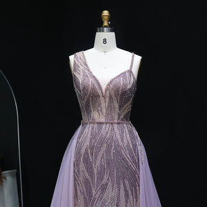 Vestido de Festa Longo Ocean em Cristais