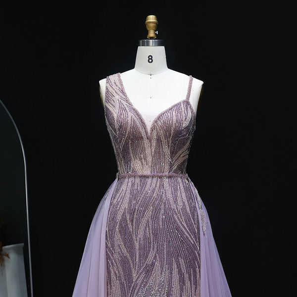 Vestido de Festa Longo Ocean em Cristais
