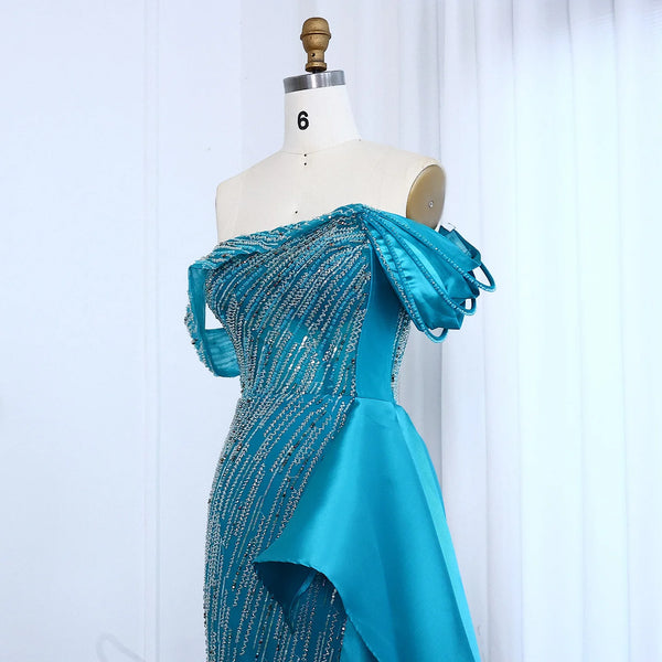 Vestido de Festa Longo Elegante em Riscas