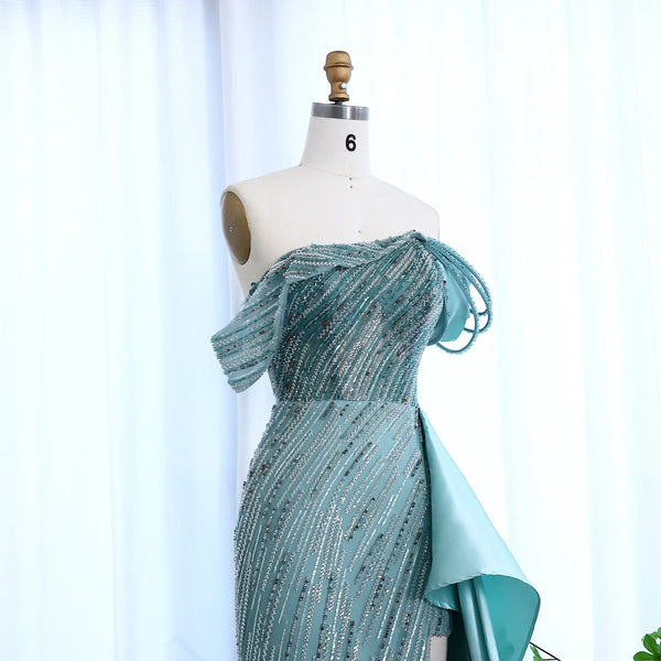 Vestido de Festa Longo Elegante em Riscas