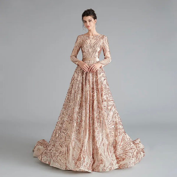Vestido de Festa Elegante Longo Verde Escuro - (Pronta Entrega)
