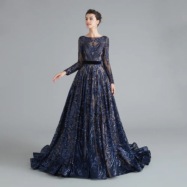 Vestido de Festa Elegante Longo Verde Escuro - (Pronta Entrega)