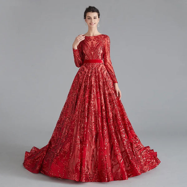 Vestido de Festa Elegante Longo Verde Escuro - (Pronta Entrega)