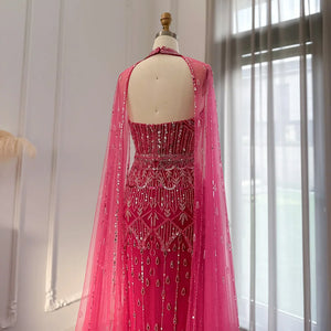 Vestido de Festa Sereia Luxo Todo Cravejado em Pedrarias