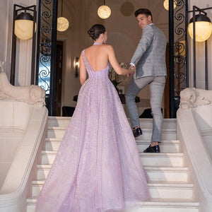 Vestido de Festa Luxo Clássico em Estilo Romântico - Modelo Especial (Pronta Entrega)