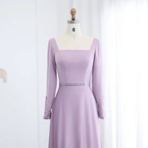 Vestido de Festa Luxo Celestial Lavanda