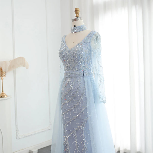 Vestido de Festa Longo Luxuria com Saia em Volume Renda - Modelo Especial