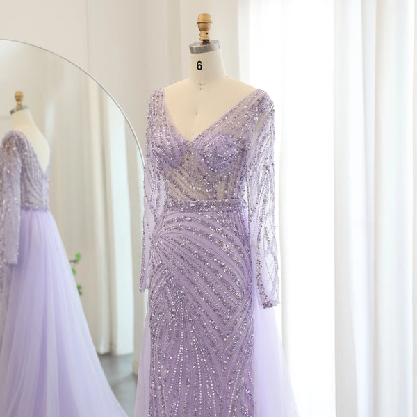 Vestido de Festa Deslumbrante Pérola com Saia Destacável em Renda