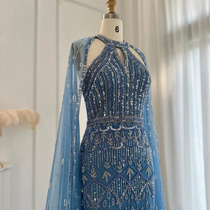 Vestido de Festa Sereia Luxo Todo Cravejado em Pedrarias
