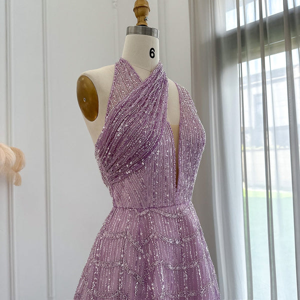 Vestido de Festa Luxo Clássico em Estilo Romântico - Modelo Especial (Pronta Entrega)