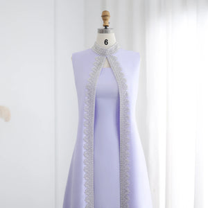 Vestido de Festa Luxo Persa em Duas Peças com Pedraria