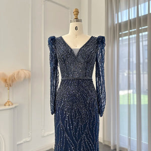 Vestido de Festa com Riscas em Cristais Ilusões