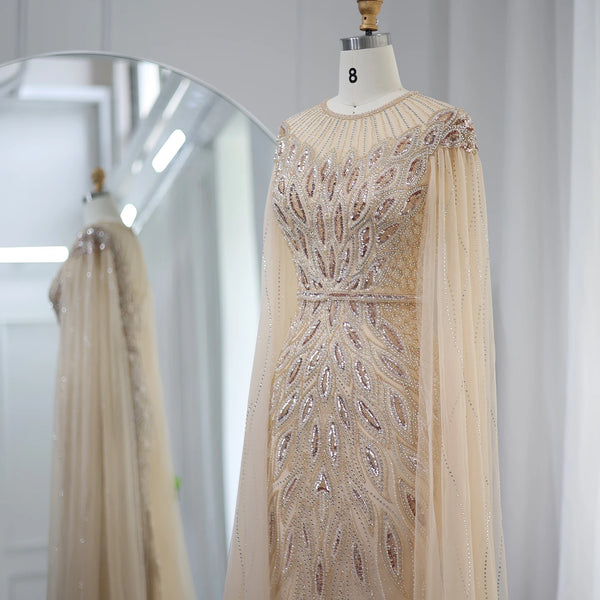Vestido de Festa Moderno Brilho e Manga em Renda - Modelo Especial