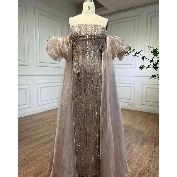 Vestido de Festa Longo com Manga Bufante - Modelo Especial