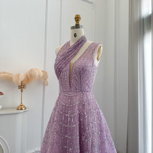 Vestido de Festa Luxo Clássico em Estilo Romântico - Modelo Especial (Pronta Entrega)