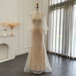 Vestido de Festa Longo Imperial Luxo com Brilho - Modelo Especial