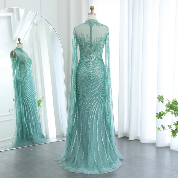 Vestido de Festa Luxo Glamour Adornado com Cristais