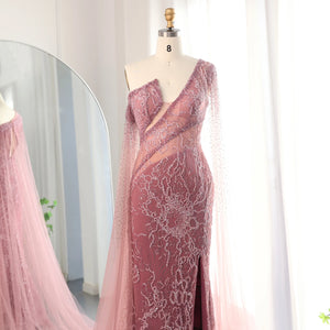Vestido de Festa Elegante em Renda e Brilho Rosa - Modelo Especial