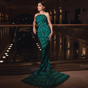 Vestido de Festa Luxo Sereia Scales