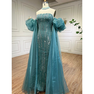 Vestido de Festa Longo com Manga Bufante - Modelo Especial