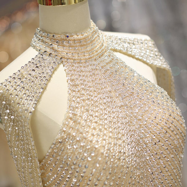 Vestido de Festa Luxuoso em Pedrarias (Pronta Entrega)