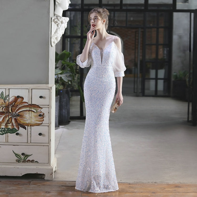Vestido de sales renda com brilho
