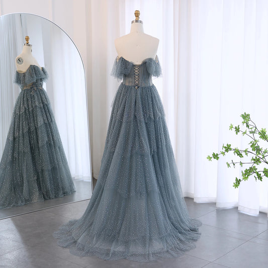 Vestido de Festa Cascata Luxo - Modelo Especial